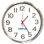 TS4144 12.5" Wireless Synchronized Silver Analog Clock